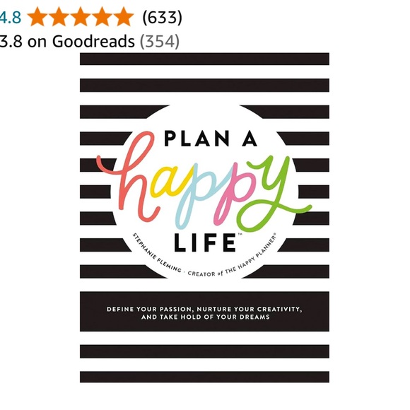 The Happy Planner Plan A Happy Life Hard Cover Book NWT Planning Strategies - Picture 4 of 6